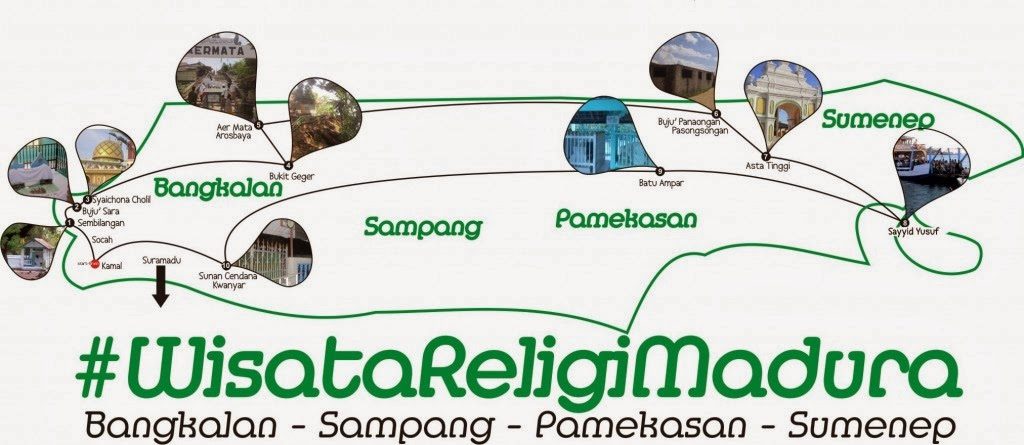 peta wisata religi madura