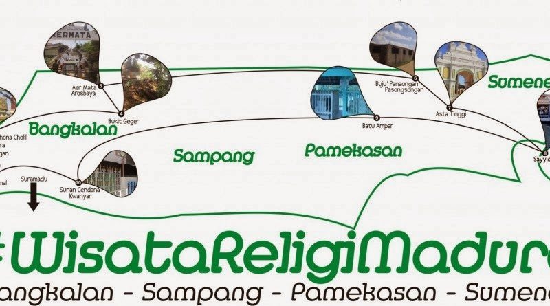 peta wisata religi madura