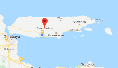 Pulau madura by google map