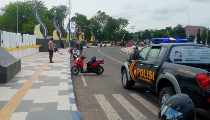 Antisipasi Curanmor: Polsek Sampang Giat Patroli Di Alun-Alun Trunojoyo Sampang