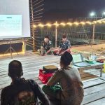 Suasana Desa Wisata Klobur, Kecamatan Sreseh, Kabupaten Sampang, Madura Saat Malam Hari.