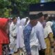 Para Calon Jamaah Haji (Cjh) Kabupaten Sampang, Madura Saat Melaksanakan Manasik Haji Beberapa Waktu Lalu.