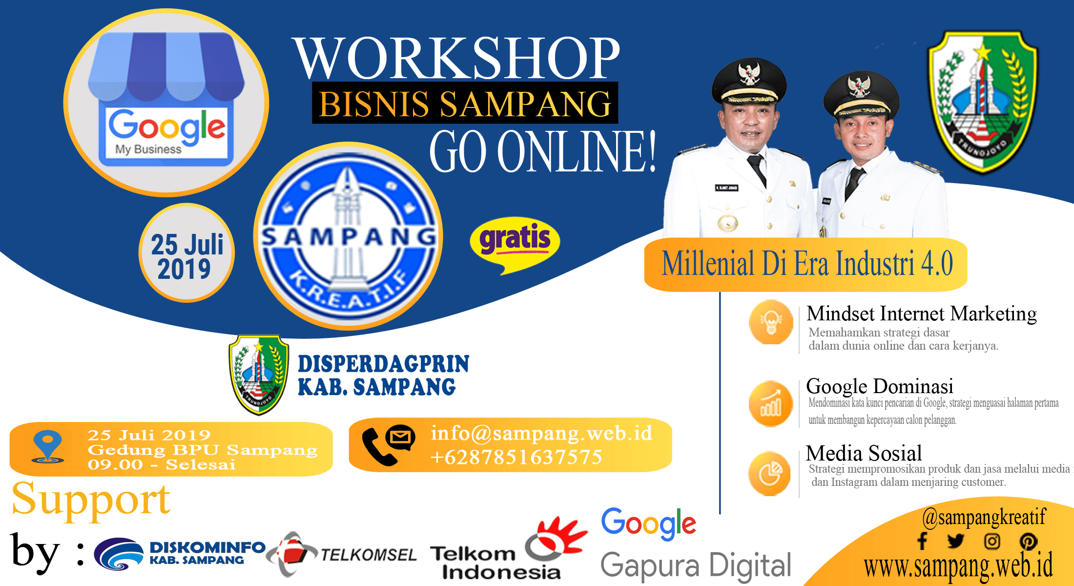 Dorong UKM dan IKM Melek Internet, Kabupaten Sampang Undang Google Indonesia 1 Bisnis sampang go online