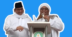 Anies Baswedan Saat Bersama Pengasuh Ponpes Al - Ihsan Jrangoan.