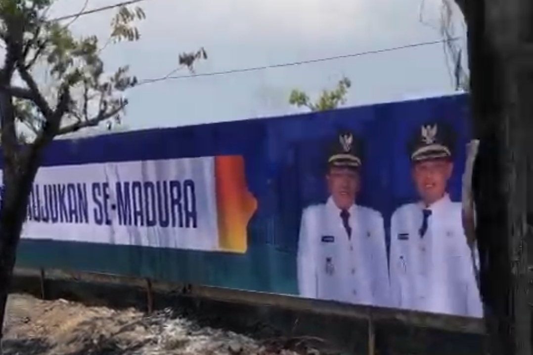 Pembangunan RSUD Sampang yang Baru Akan Beres Sebelum Akhir Masa Jabatan Bupati 1 Papan pengumuman Lokasi RSUD Sampang yang baru