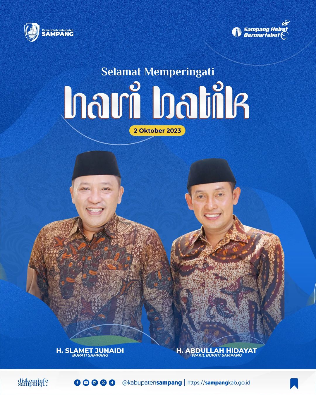 Hari Batik Nasional: Kabupaten Sampang Merayakannya dengan Semangat Identitas Bangsa 1 Foto hari batik nasional ,Foto Kabupaten Sampang Instagram