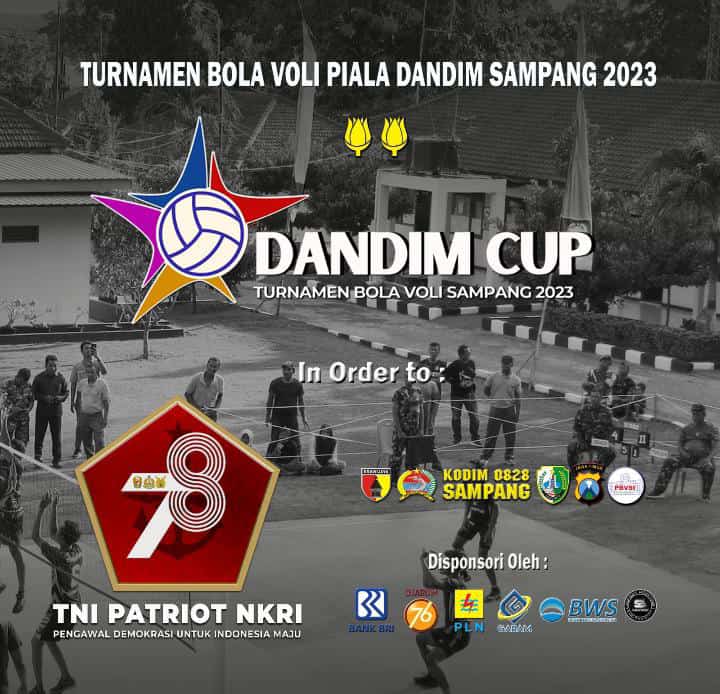 Dandim Cup 2023: Turnamen Bola Voli Meriahkan Hut TNI ke-78 di Sampang 1 poster Turnamen Bola Voli Meriahkan Hut TNI ke-78 di Sampang