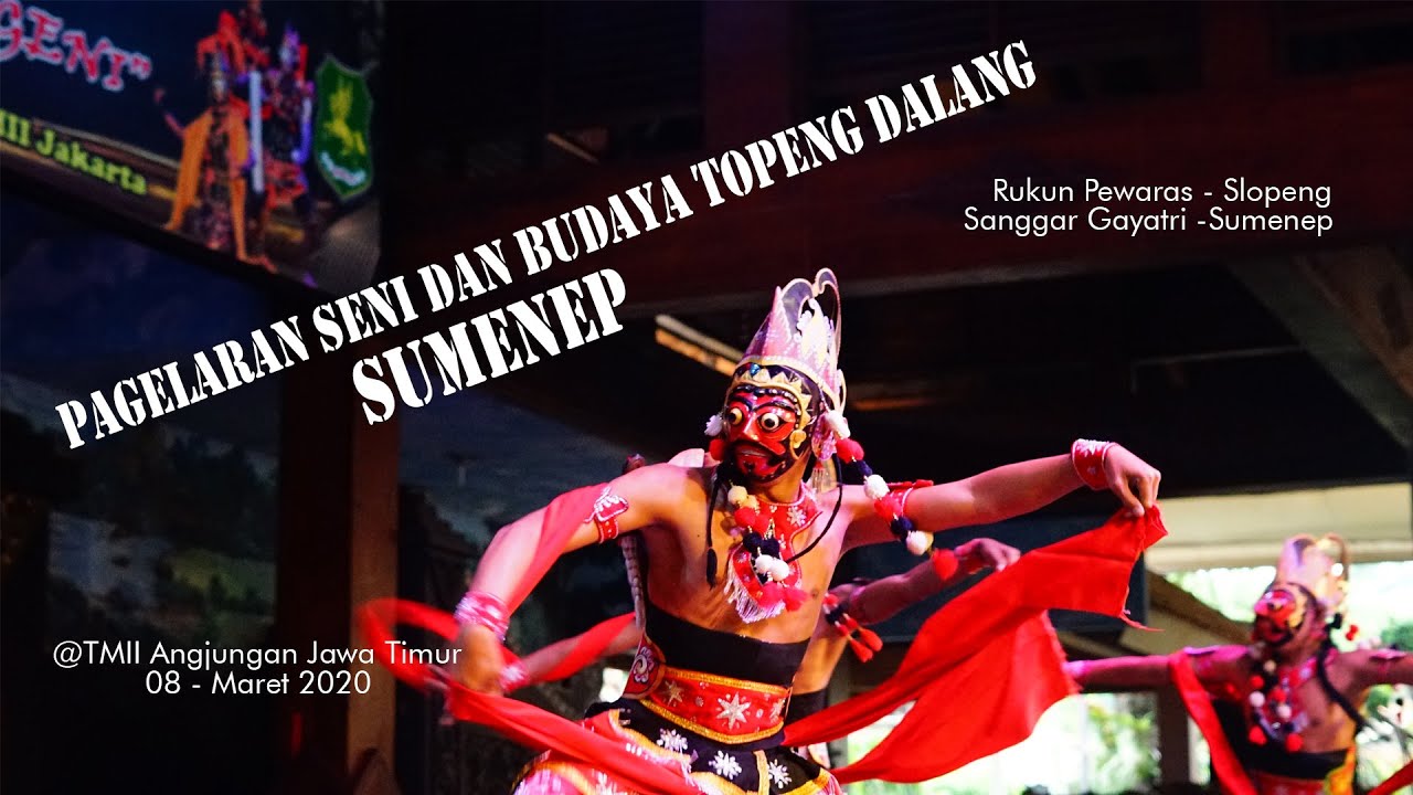 Topeng Dalang Madura: Sejarah, Filosofi, dan Pentingnya Bagi Kesenian Tradisional 1 Kesenian Topeng Dhalang Saat Pertunjukan Di Jakarta
