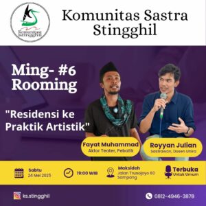Malam Seni Di Maksideh Sampang: Komunitas Stingghil Gelar Ming-Rooming #6 Bertema Residensi Artistik
